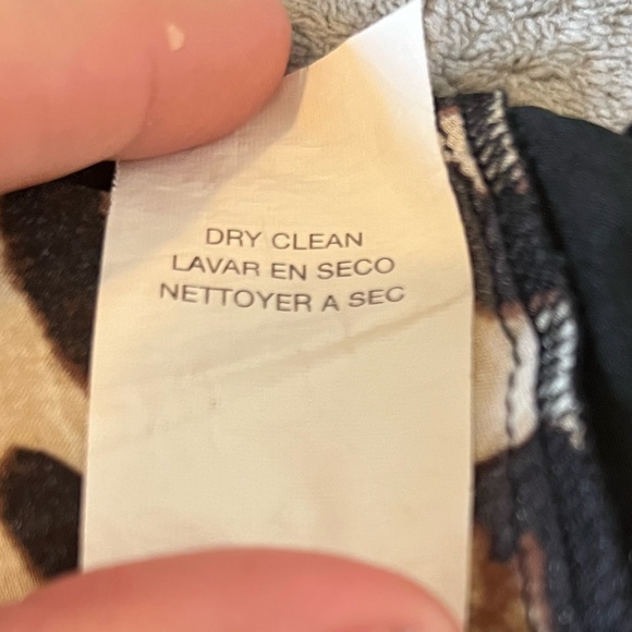 Bebe Dress Black and Leopard Dress Size M NWOT - Picture 6 of 6